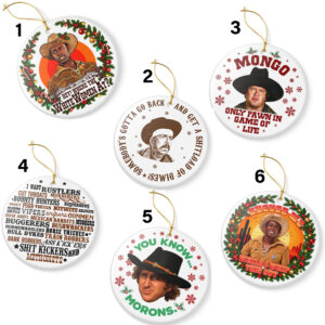 Blazing Saddles Collection Ceramic Ornament