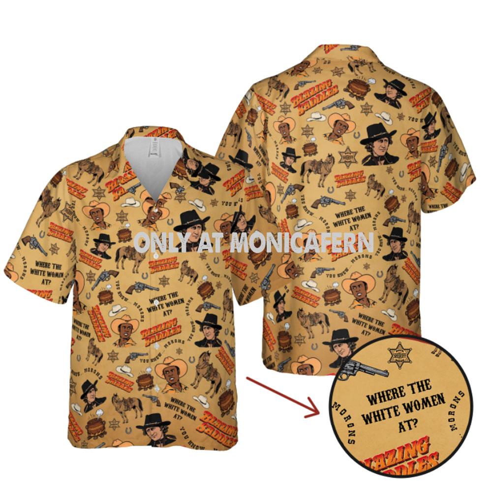 Blazing Saddles Hawaiian Shirt