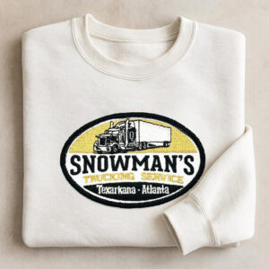 Embroidered Smokey And The Bandit Snowman Shirt