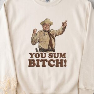 Embroidered Smokey And The Bandit You Sumbitch Shirt