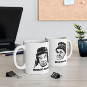 Grumpy Old Men Morning Dickhead Hello Moron Coffee Mug