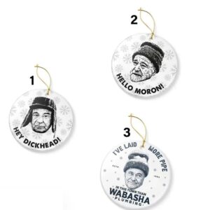 Grumpy Old Men Christmas Ornament Collection