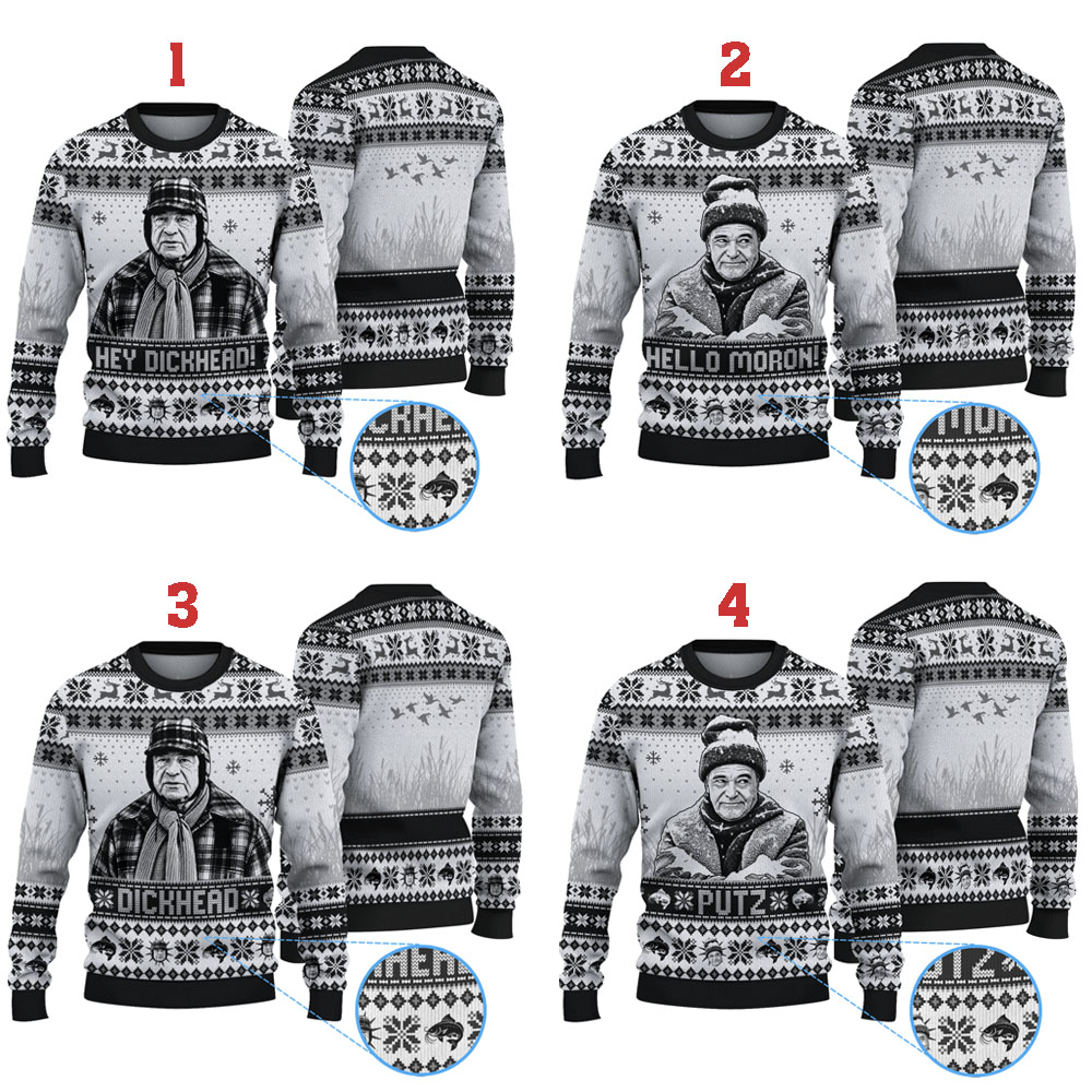 Grumpy Old Men Ugly Christmas Sweater