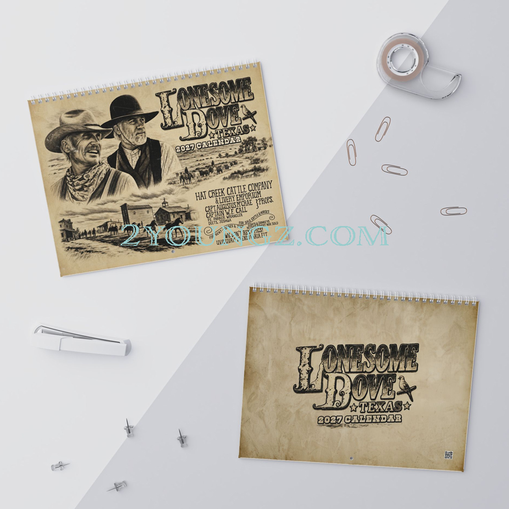 Lonesome Dove 2027 Wall/Desktop Calendar