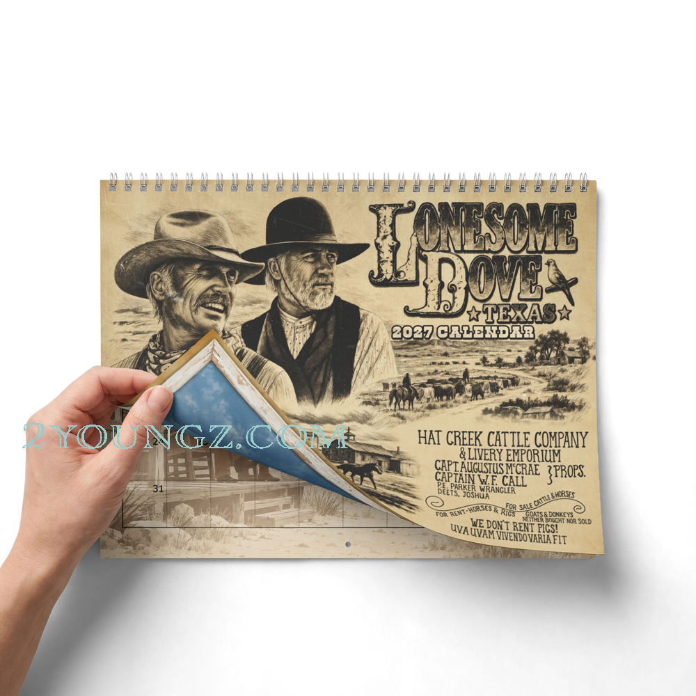 Lonesome Dove 2027 Wall/Desktop Calendar