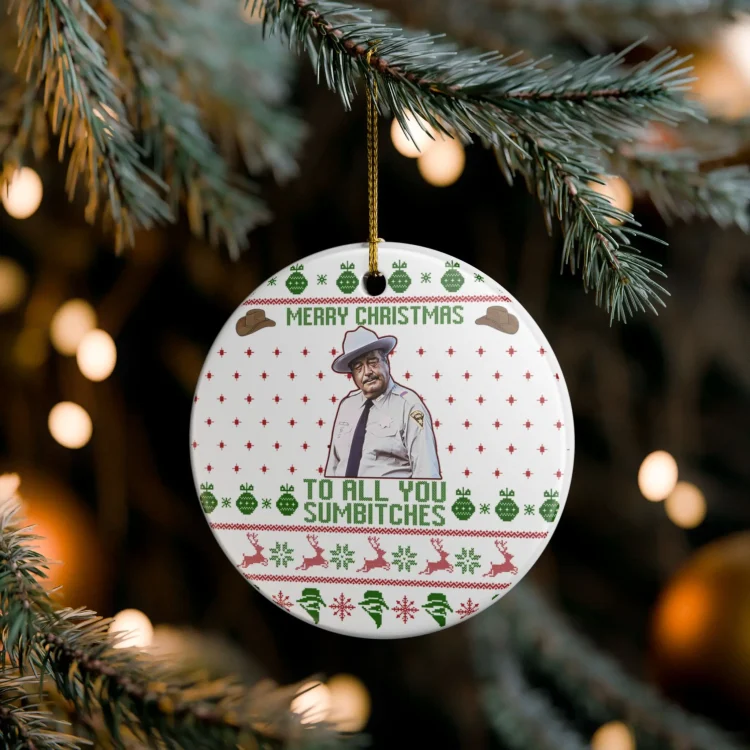 Smokey And The Bandit Ceramic Ornament