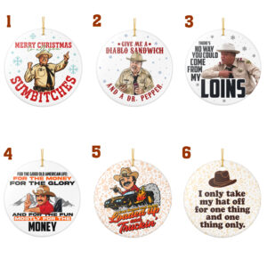 Smokey And The Bandit Collection Ceramic Ornament