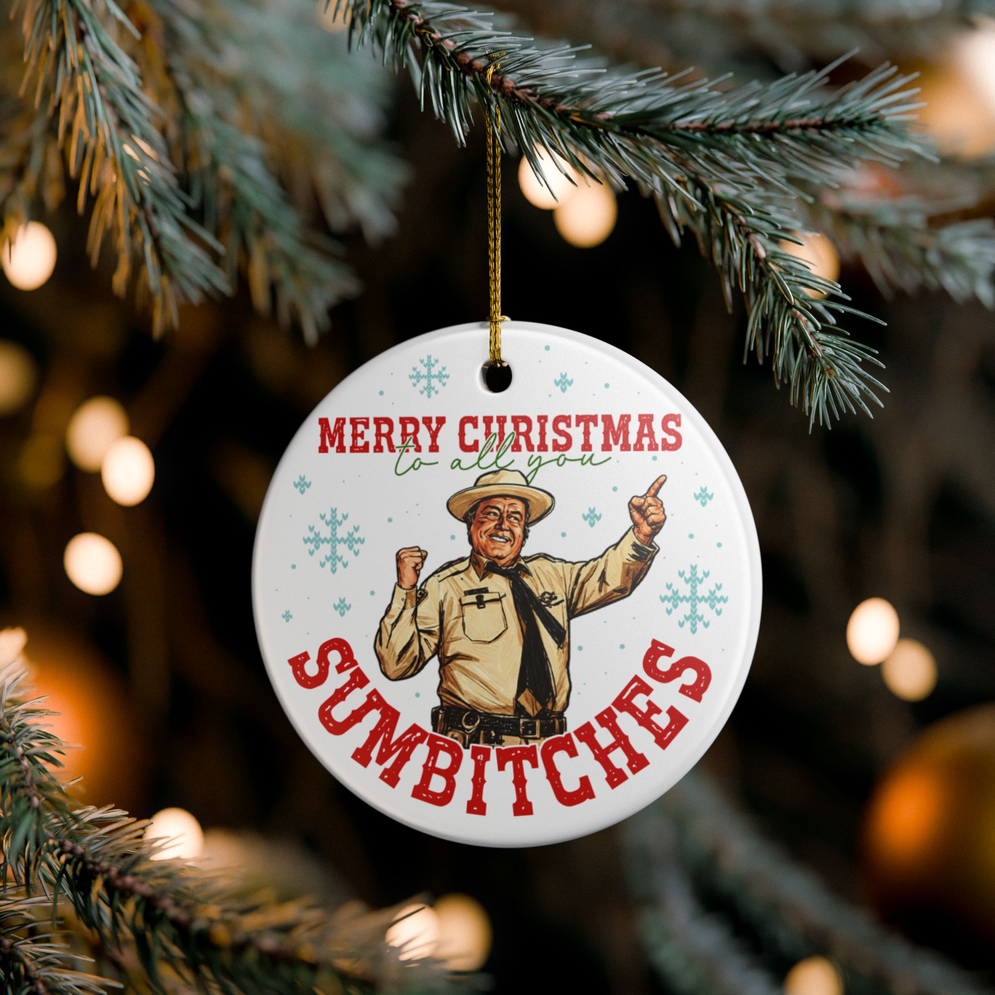 Smokey And The Bandit Collection Ceramic Ornament
