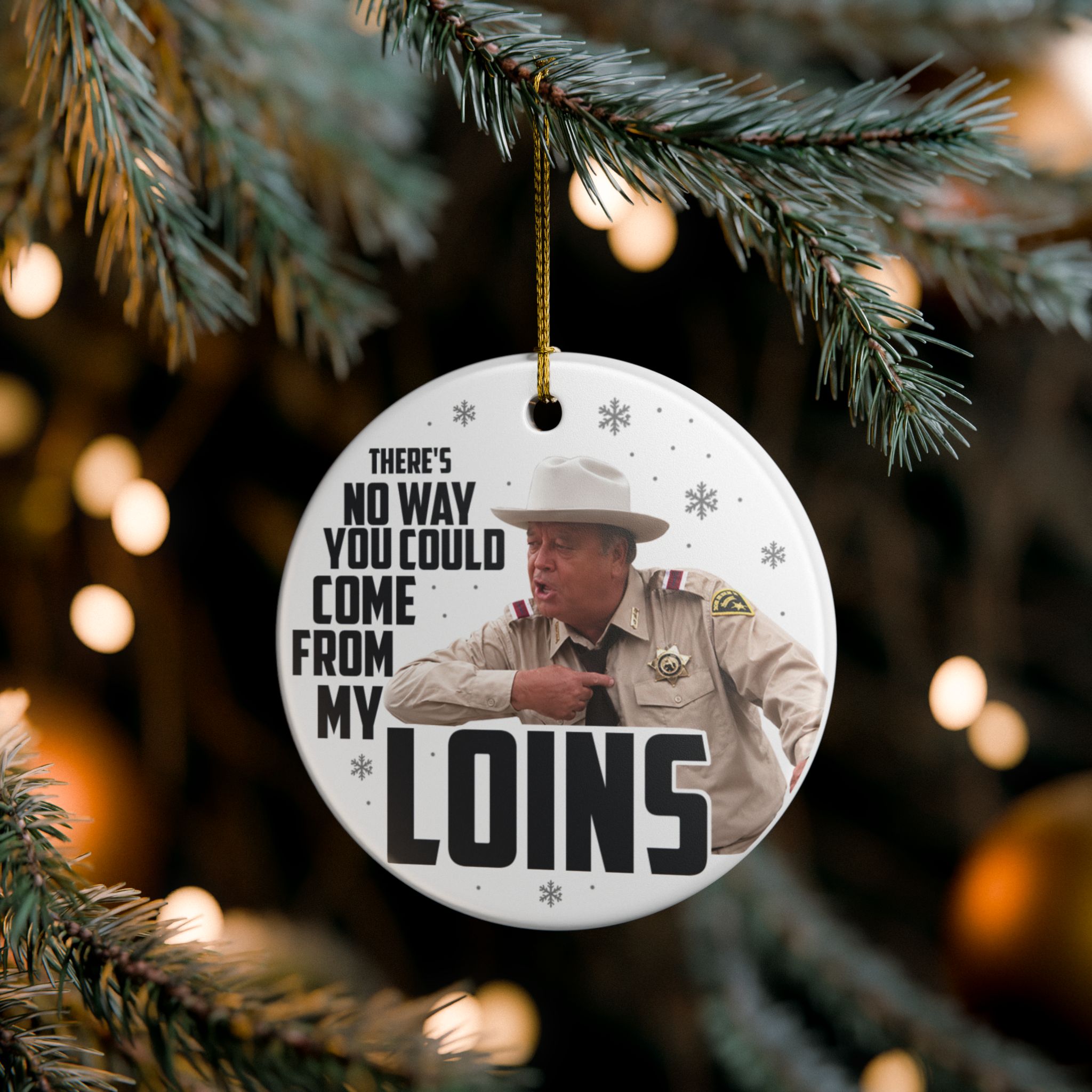 Smokey And The Bandit Collection Ceramic Ornament