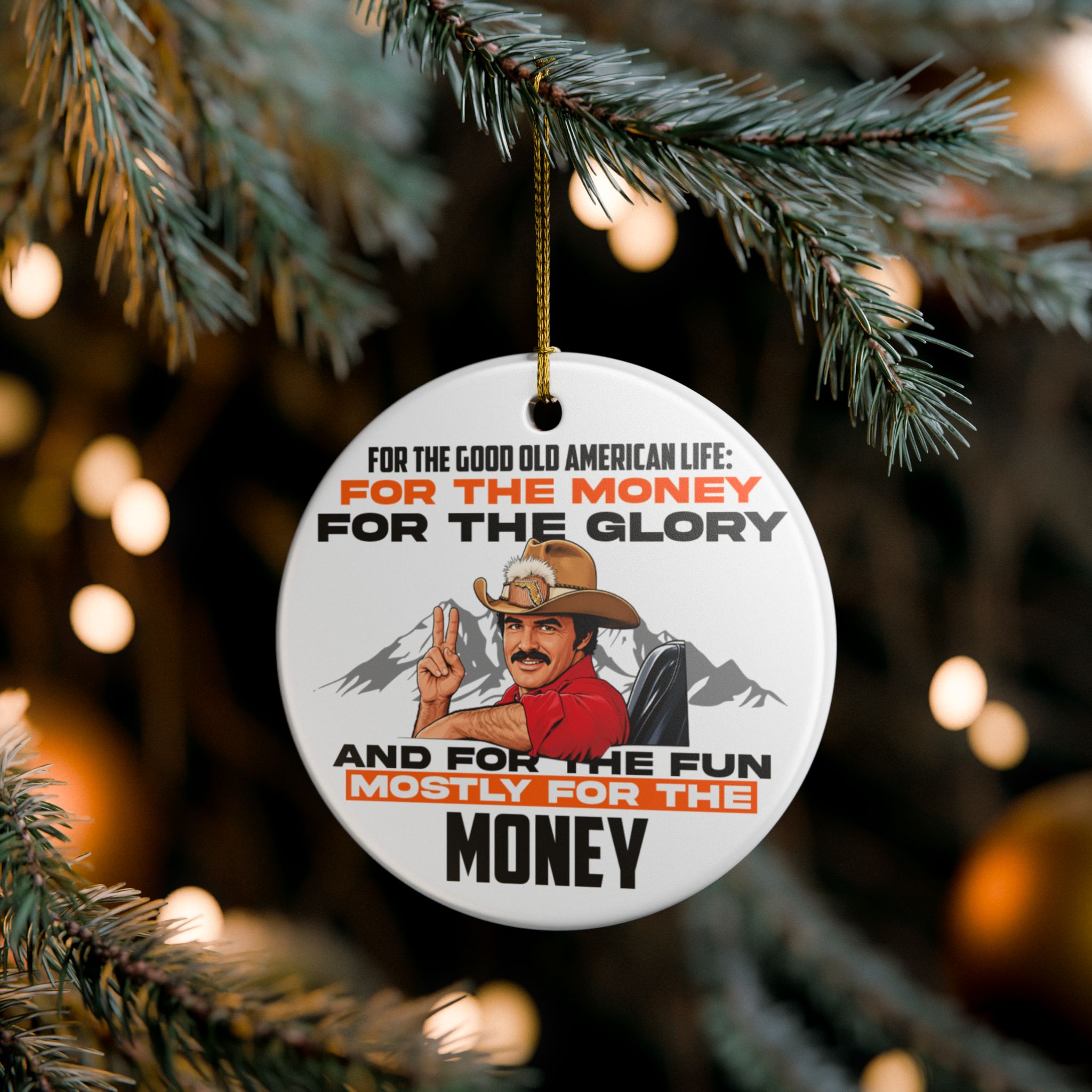 Smokey And The Bandit Collection Ceramic Ornament