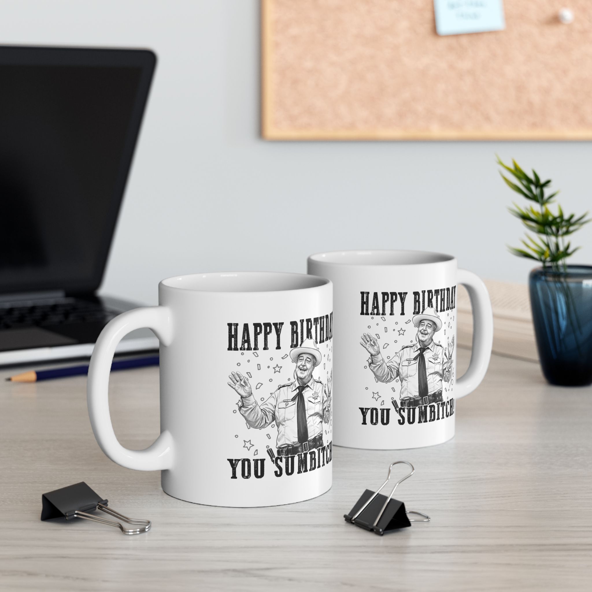 Smokey And The Bandit Happy Birthday Mug