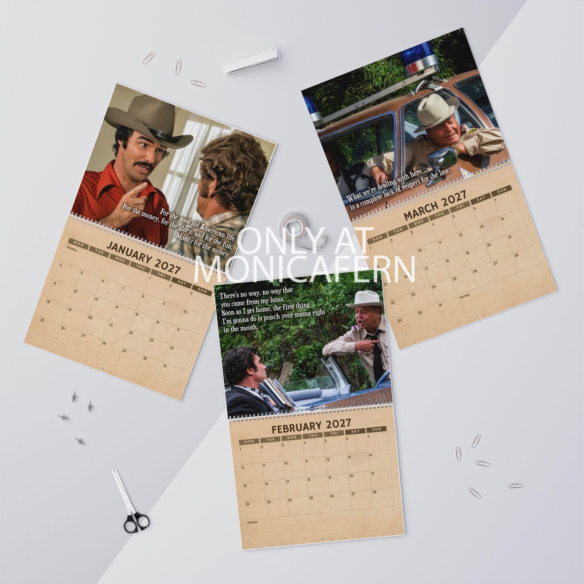 Smokey And The Bandit Movie Calendar 2027