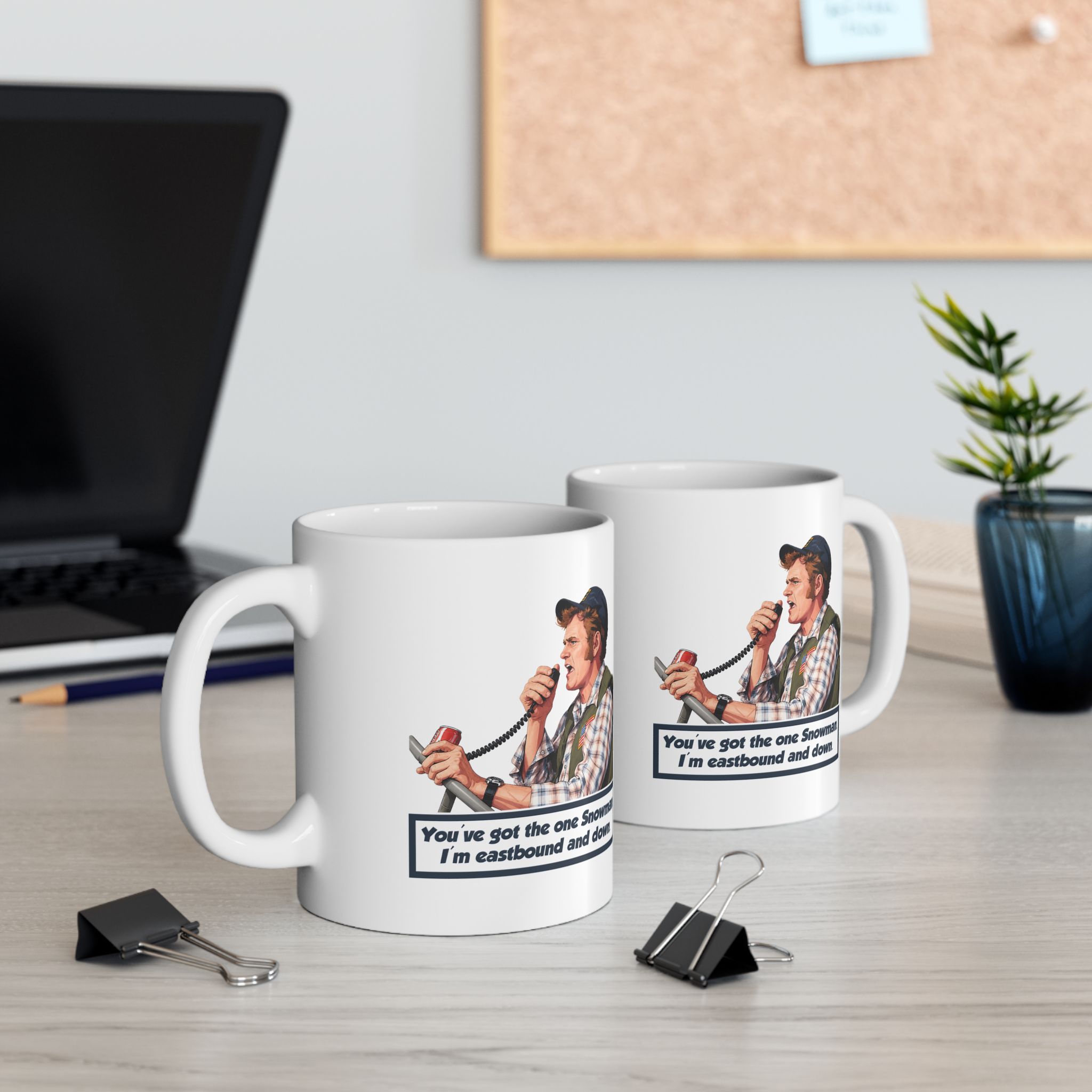 Smokey And The Bandit Snowman Mug