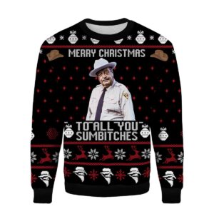 Smokey And The Bandit Ugly Christmas Sweater